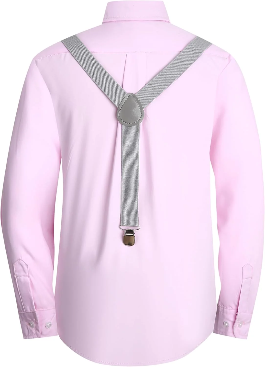 پیراهن رسمی پسرانه آیمهونپه، آستین بلند، با پاپیون و ساسپندر