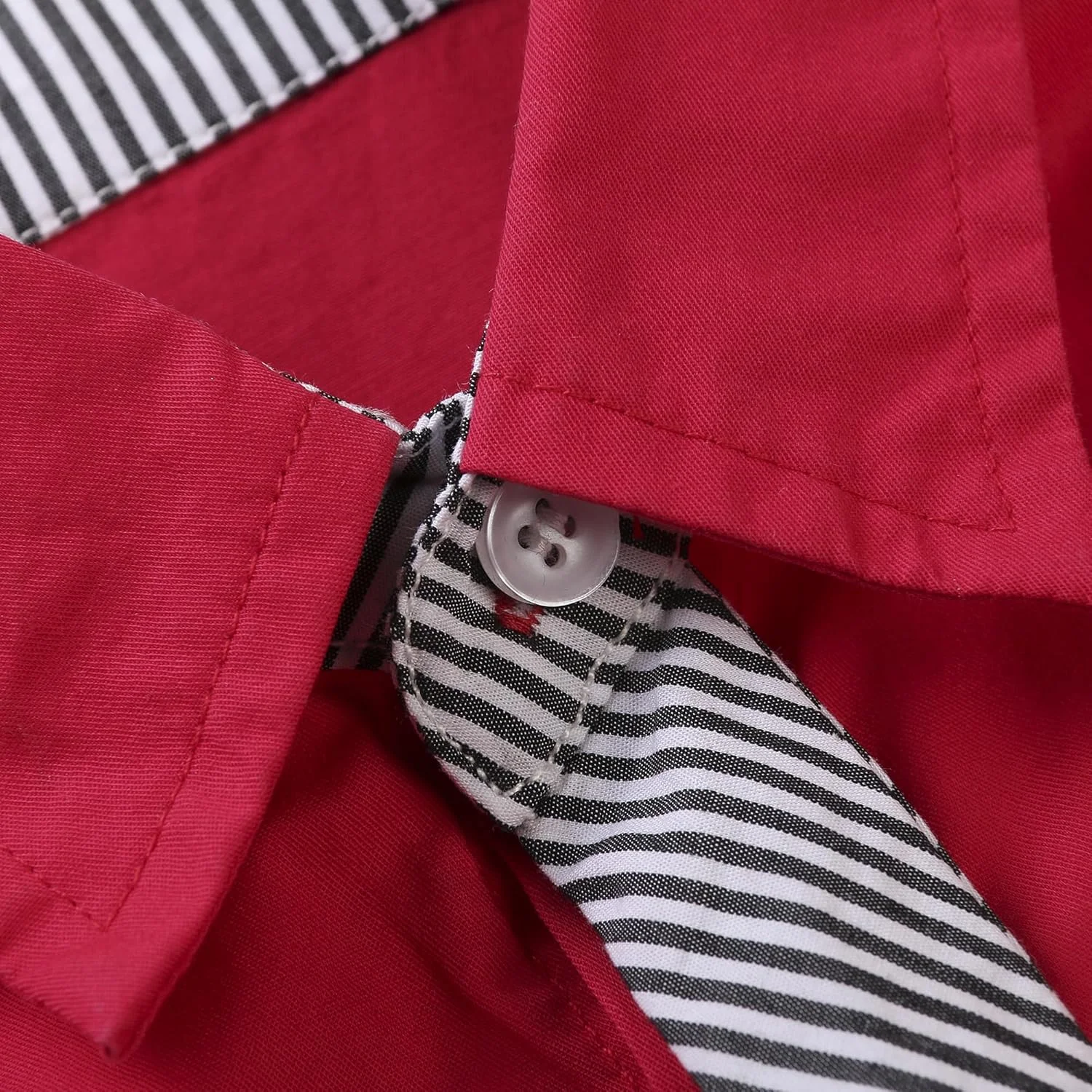 پیراهن رسمی پسرانه آستین بلند دکمه دار به همراه کراوات