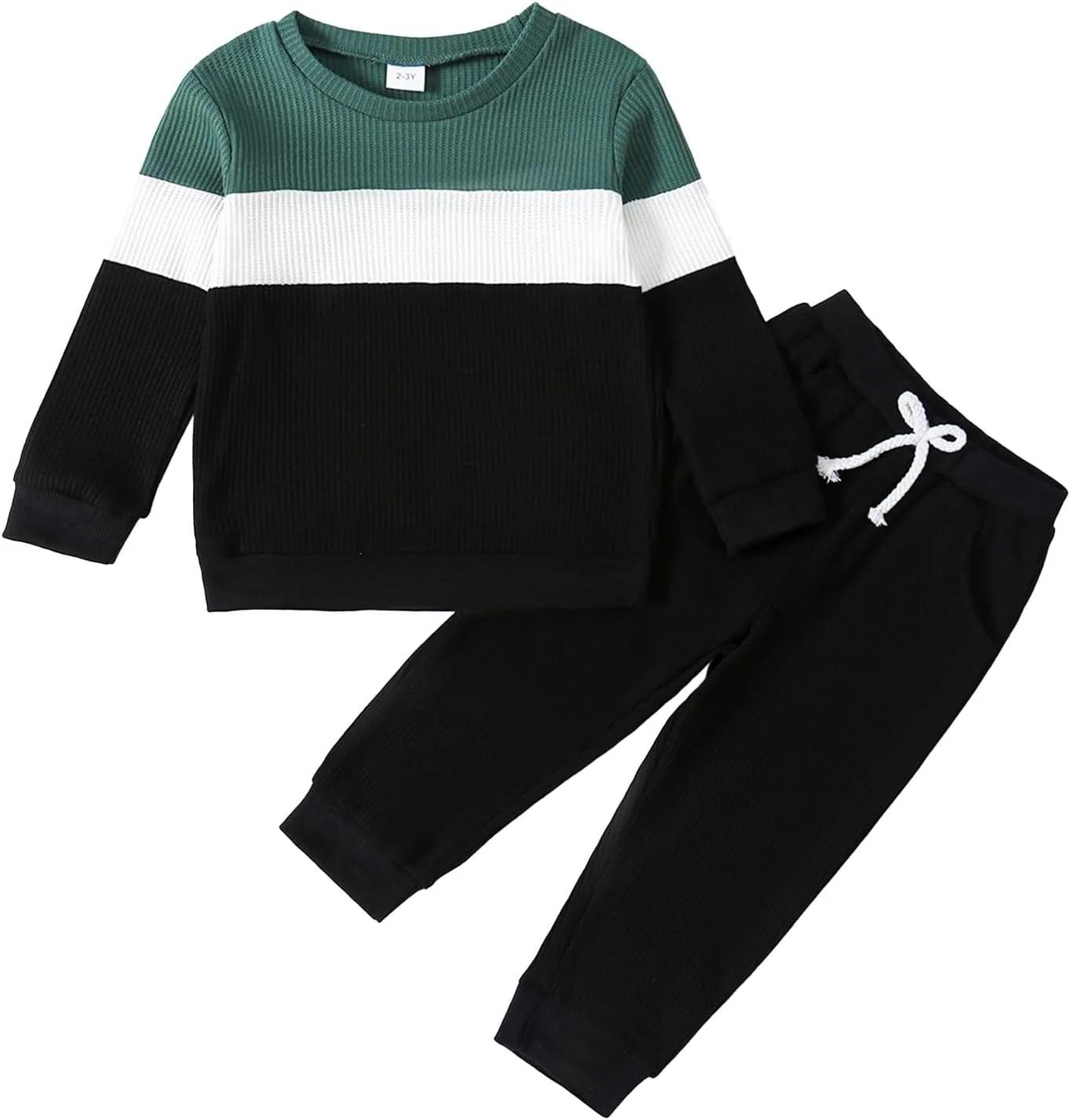 لباس پسرانه بچگانه، ست بلوز و شلوار رنگی مناسب فصل پاییز و زمستان