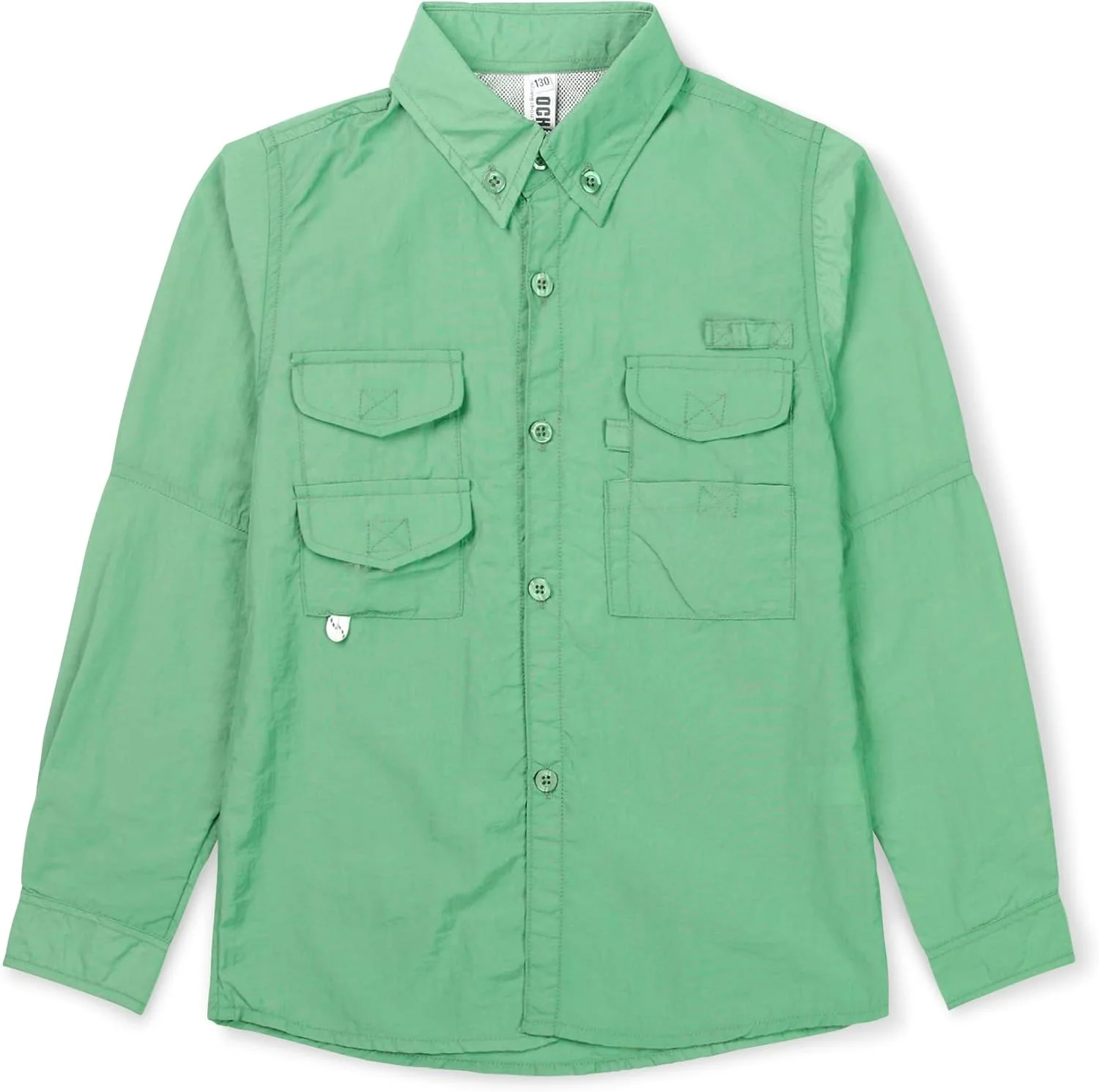 پیراهن آستین بلند دکمه دار پسرانه Aeslech، خشک‌شونده سریع، محافظت در برابر آفتاب UV، مناسب برای پیاده‌روی و سافاری در فضای باز