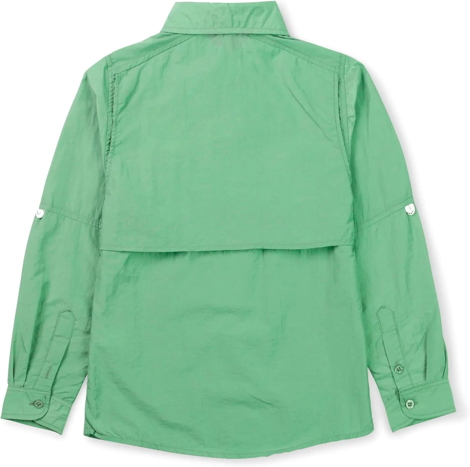 پیراهن آستین بلند دکمه دار پسرانه Aeslech، خشک‌شونده سریع، محافظت در برابر آفتاب UV، مناسب برای پیاده‌روی و سافاری در فضای باز