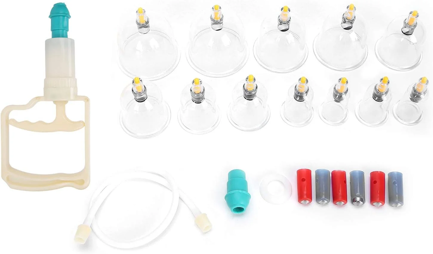 مجموعه ماساژ مکش خلاء ABHJKLM، ست حرفه ای حجامت سنتی، فنجان ضد سلولیت برای تسکین درد مفاصل و ضد چروک