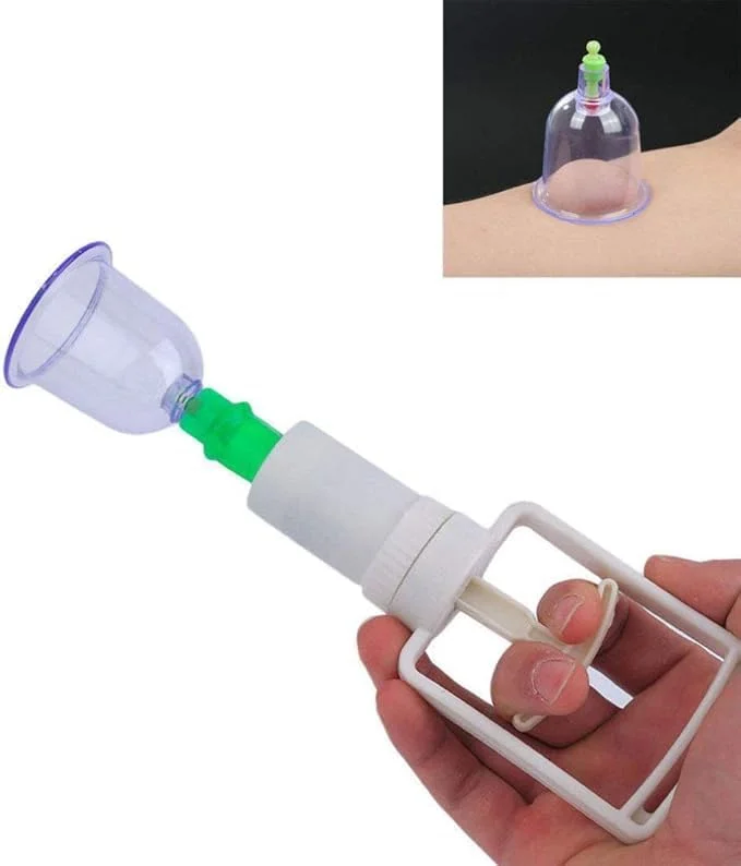 مجموعه 6 عددی ماساژ حجامت مکشی خلاء AL ARQAM، ابزار ماساژ خانگی، دستگاه ماساژ فیزیکی پشت، فنجان های مکش بدن، فنجان های ماساژ بدن، ابزار صورت، مجموعه ابزار حرفه ای برای چرخش خلاء (50 عدد در هر کارتن)