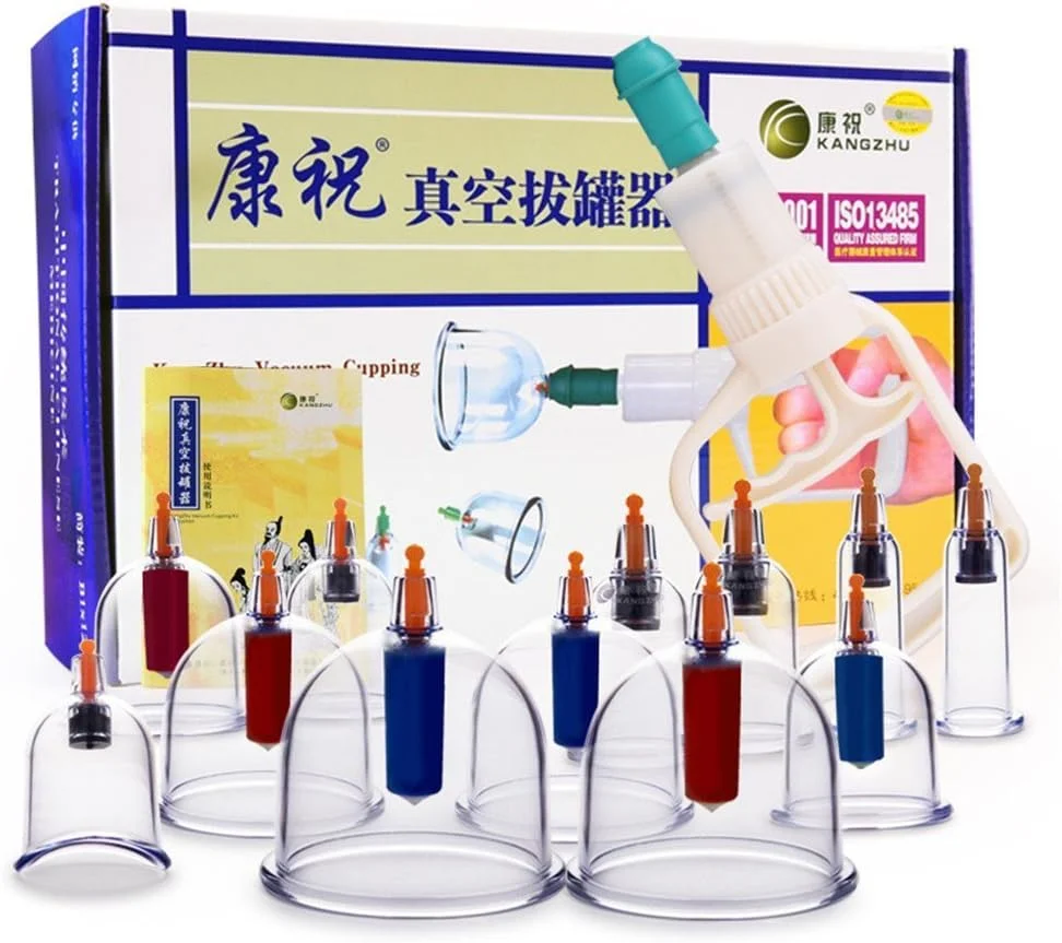 مجموعه ۱۲ عددی حجامت طبی سنتی چینی Kangzhu با مکش و طب سوزنی مجموعه ۱۲ عددی حجامت طبی سنتی چینی Kangzhu با مکش و طب سوزنی