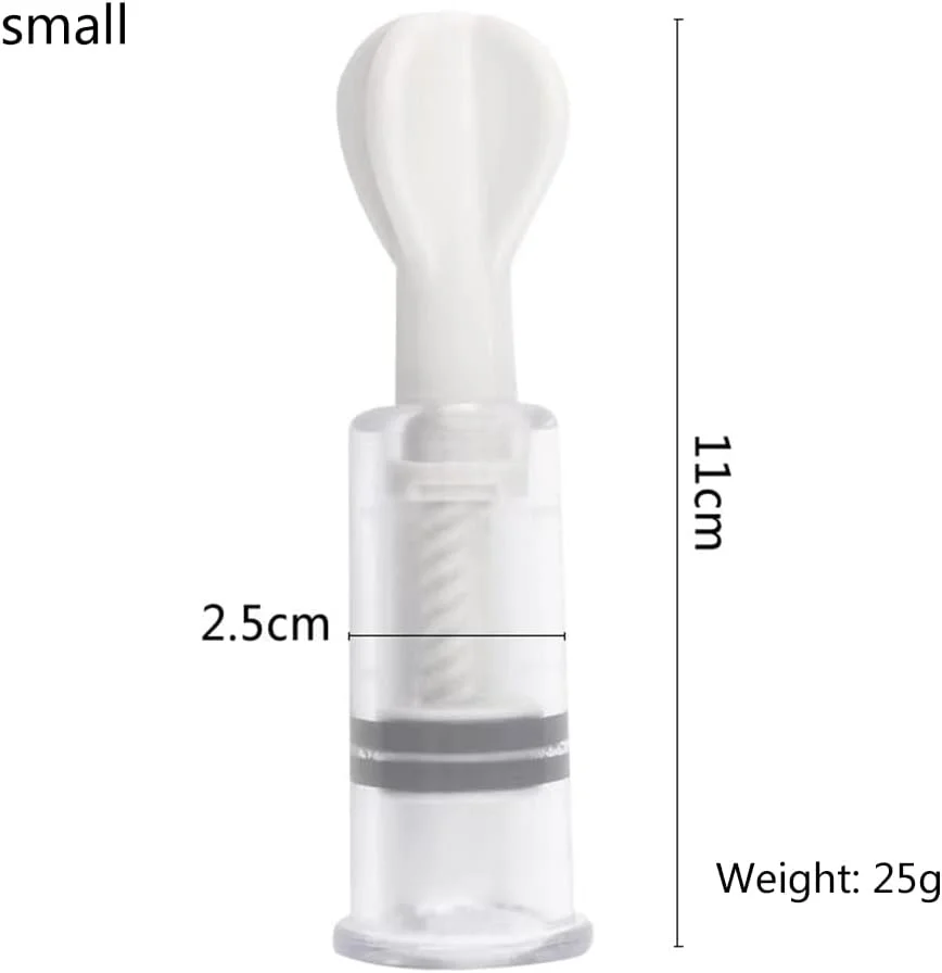 مجموعه 2 عددی بادکش طبی Angeer، دستگاه بادکش مکشی چرخشی برای تسکین درد و آرامش (سایز کوچک، سفید)