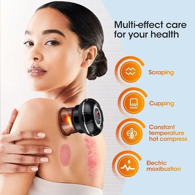 ماساژور حجامت هوشمند تنفسی پلاگ بری: روتین سلامتی خود را با گرما و موکسیباسیون متحول کنید