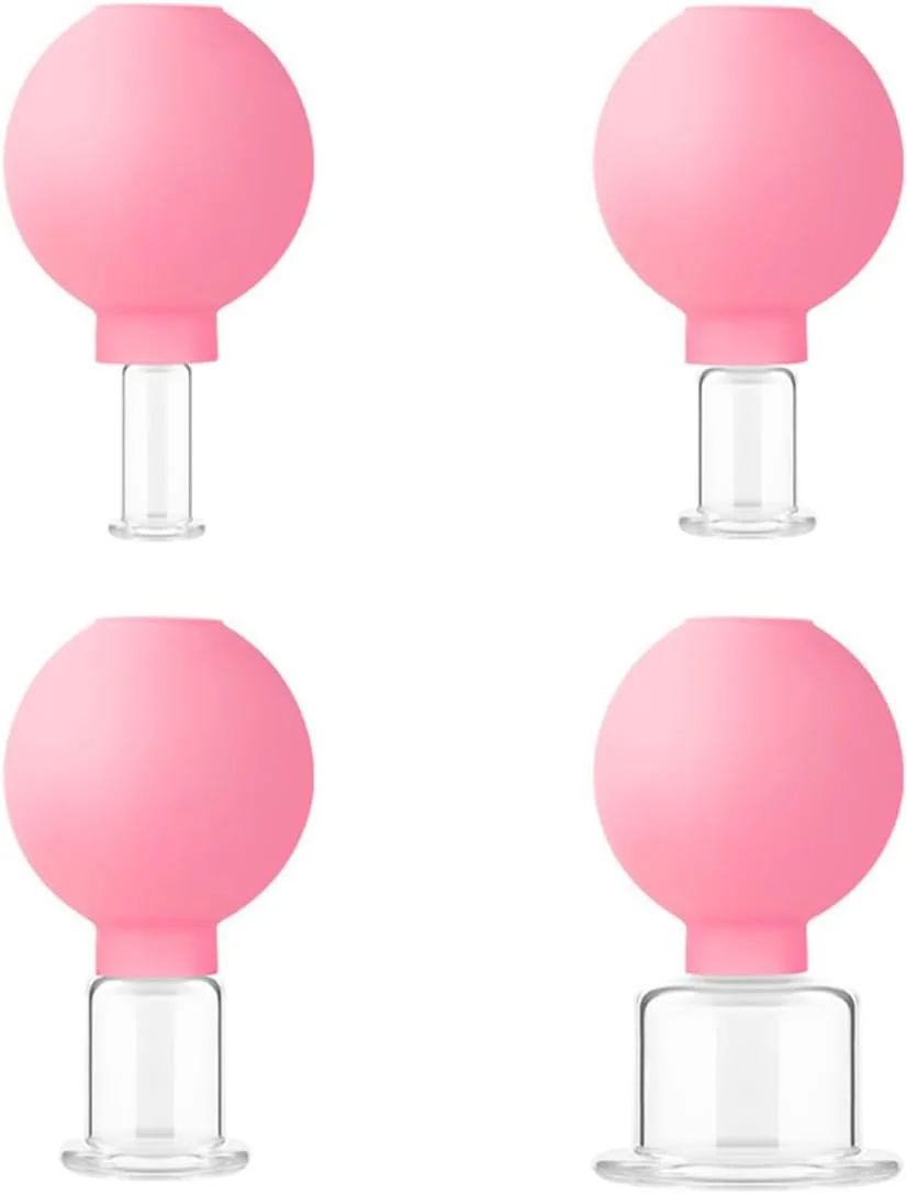 مجموعه ۴ عددی فنجان ماساژ صورت سیلیکونی CENPEK، لیفتینگ پوست، کاهش سلولیت، فنجان حجامت صورت - صورتی مجموعه ۴ عددی فنجان ماساژ صورت سیلیکونی CENPEK، لیفتینگ پوست، کاهش سلولیت، فنجان حجامت صورت - صورتی