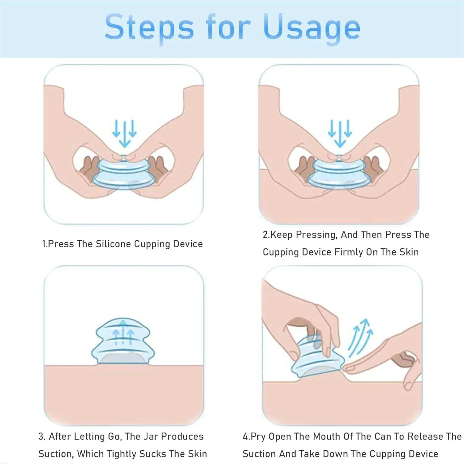 مجموعه حجامت درمانی، 3 فنجان ماساژ ضد سلولیت، مجموعه های حجامت درمانی طب سوزنی قابل حمل، فنجان حجامت سیلیکونی، برای تسکین درد عضلات و مفاصل فیزیوتراپی (مشکی)
