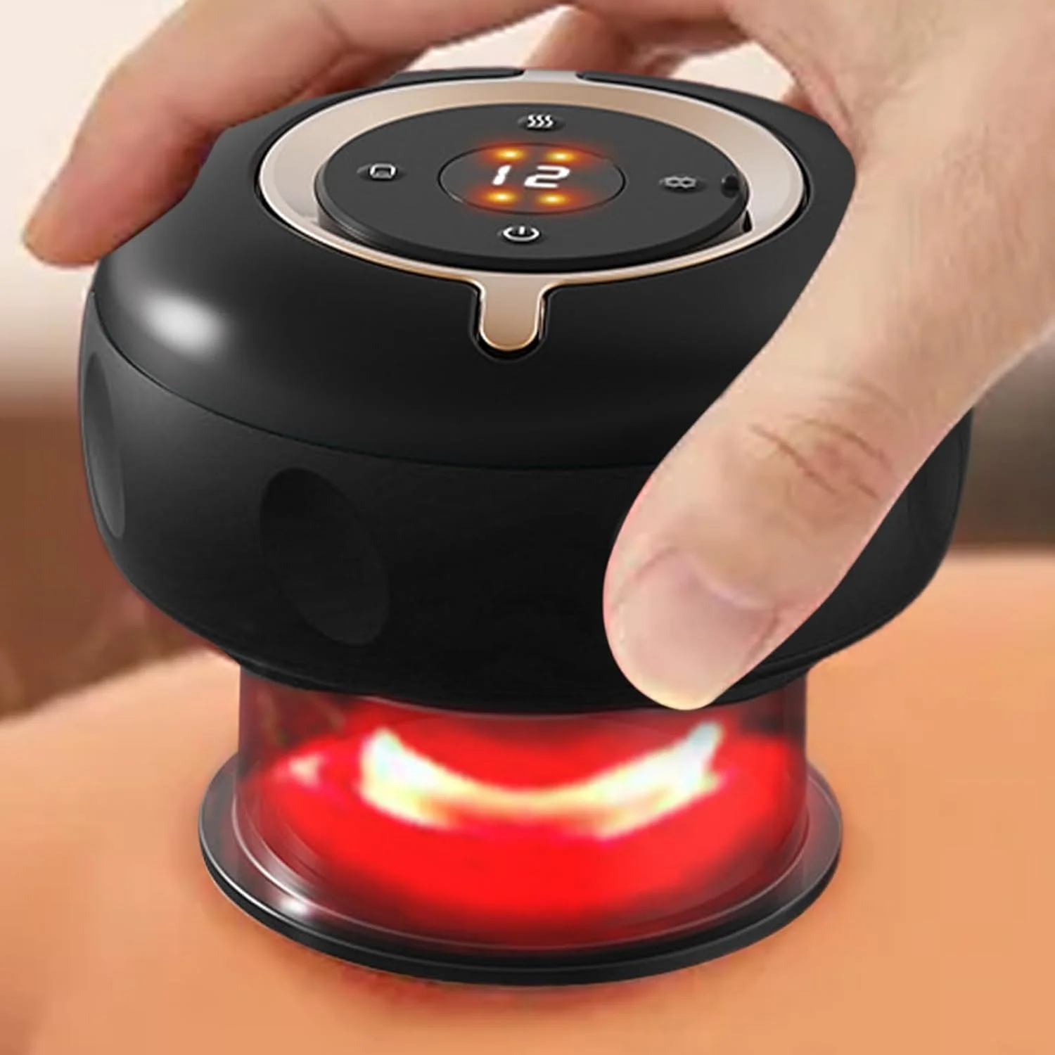 ماساژور بدن حجامت برقی، ابزارهای وکیوم برقی ماساژور هوشمند شانه و بدن برای گردن و کمر منزل زنان و مردان