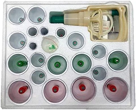 مجموعه ۲۴ عددی مغناطیسی طب چینی - دستگاه مکش خلاء حجامت مدل P0039