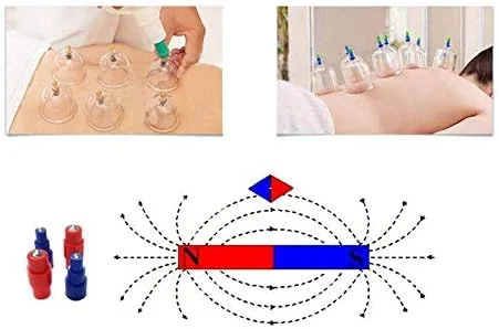 مجموعه ۲۴ عددی مغناطیسی طب چینی - دستگاه مکش خلاء حجامت مدل P0039