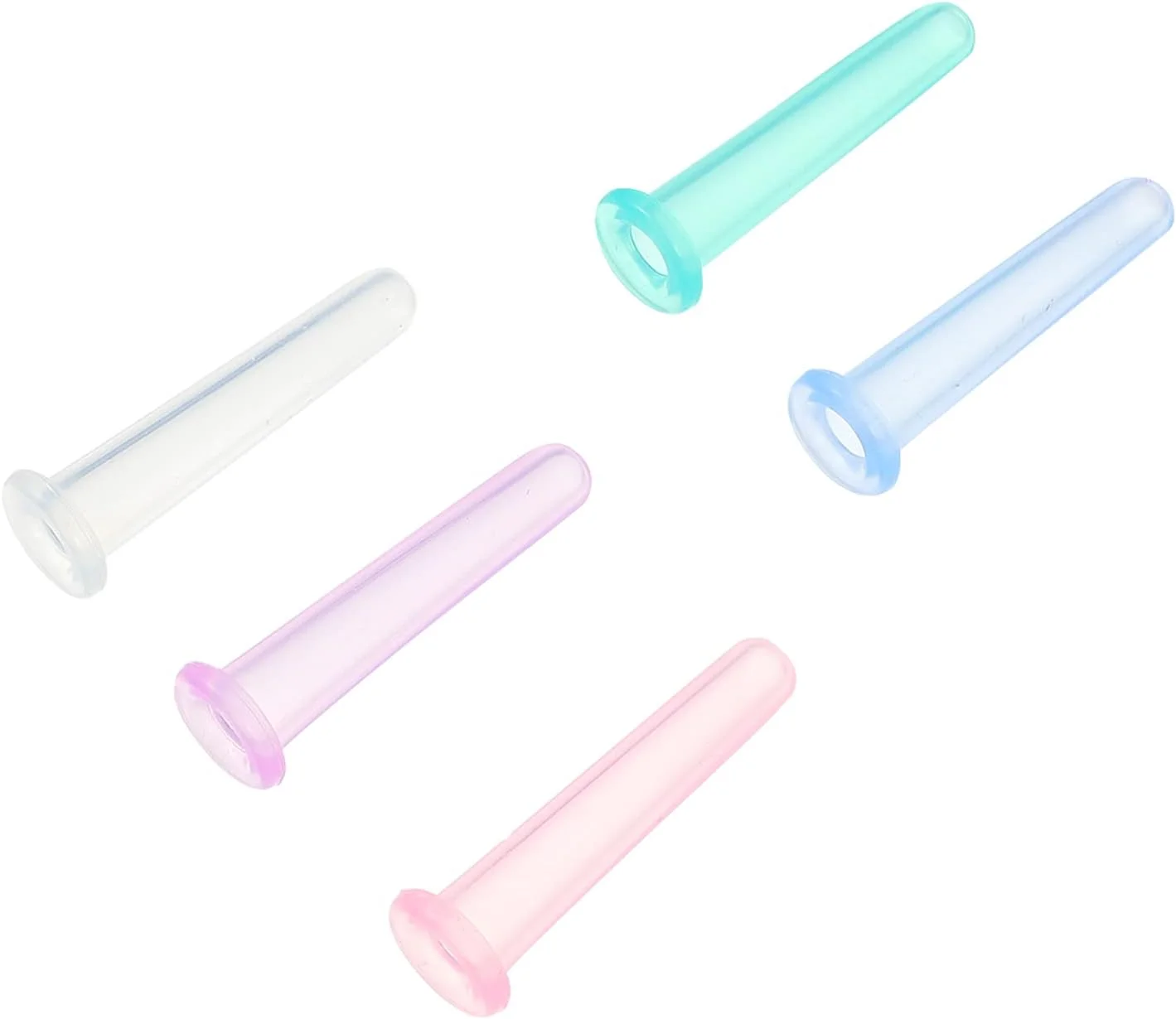 ست ماساژ صورت کانتک، 5 عدد کاپ سیلیکونی برای ماساژ ضد پیری صورت، چشم، گردن، پشت و بدن