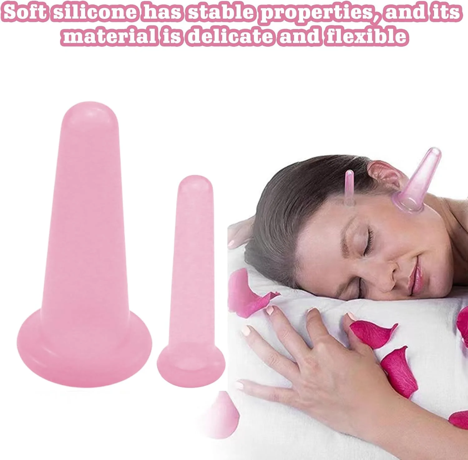 مجموعه لیوان حجامت سیلیکونی: Nizirioo، ۷ عدد لیوان حجامت برای گردن، صورت و بدن، ضد پیری و ضد سلولیت، مناسب برای صورت و کل بدن