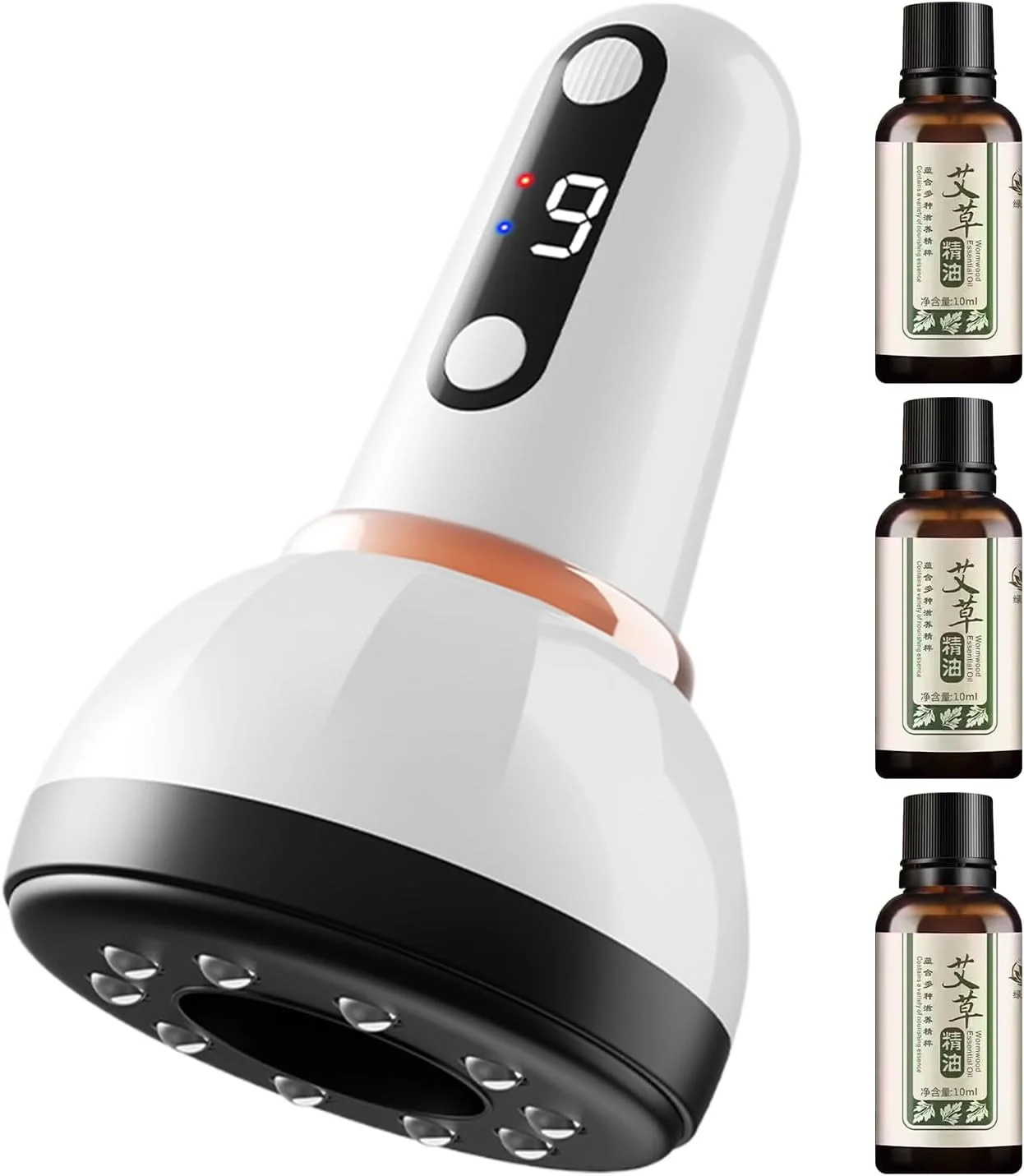 دستگاه کاپینگ - دستگاه وکیوم هوشمند - دستگاه ماساژ ۹ حالته ابزار خراش برای شانه، گردن، پشت، شکم، باسن، ران