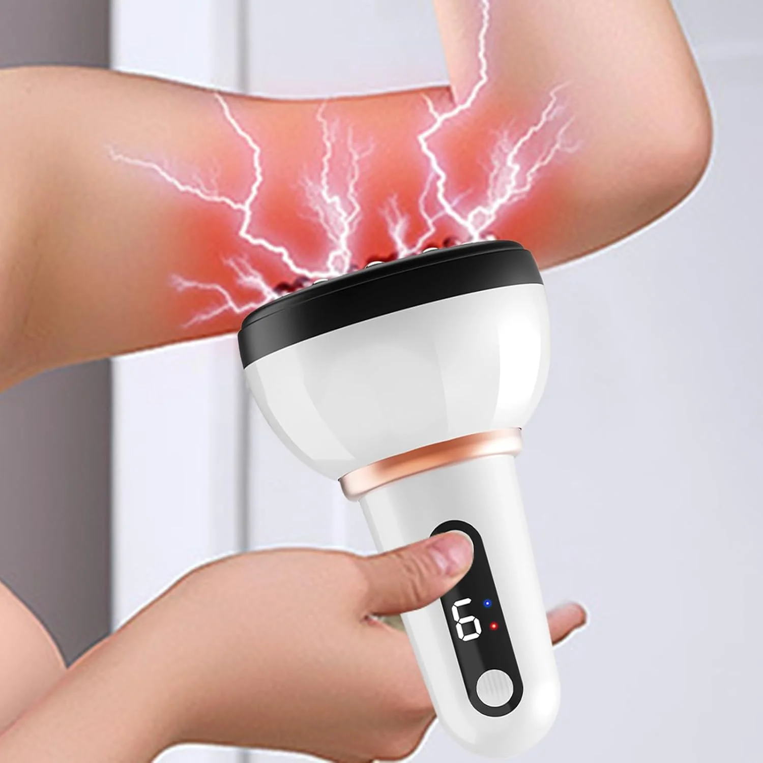 ماساژور حجامت - ماساژور حجامت خلاء الکتریکی | دستگاه ویبره ماساژ 9 حالته برای ران، شکم، گردن، پشت، باسن