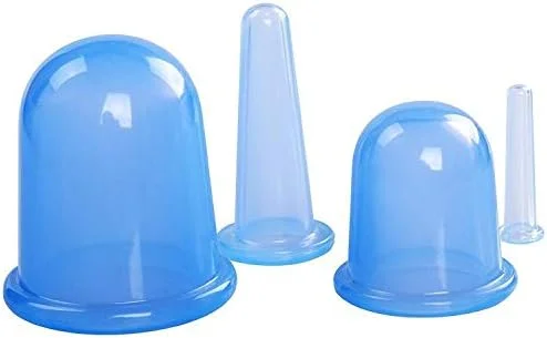 ست ۴ عددی ماساژ خلاء حجامت ضد سلولیت سیلیکونی برای بدن و صورت