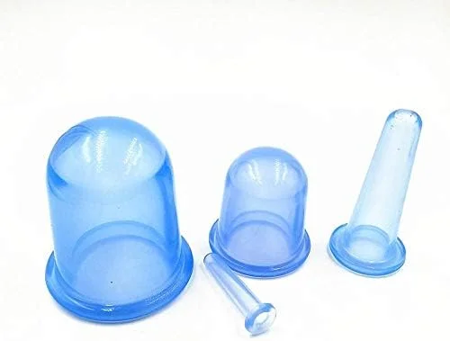 ست ۴ عددی ماساژ خلاء حجامت ضد سلولیت سیلیکونی برای بدن و صورت