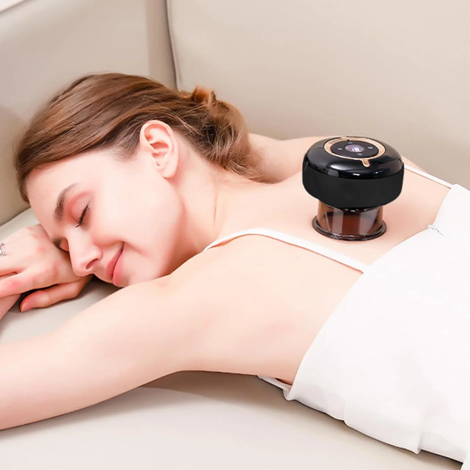 مجموعه بادکش - بادکش هوشمند - ابزارهای مکش برقی ماساژور هوشمند بدن، شانه، گردن و کمر برای منزل، زنان و مردان