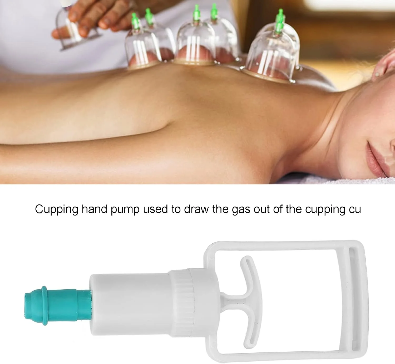 پمپ دستی حجامت، تسکین درد، مکش قوی، بهبود گردش خون، پمپ خلاء پلاستیکی برای منزل