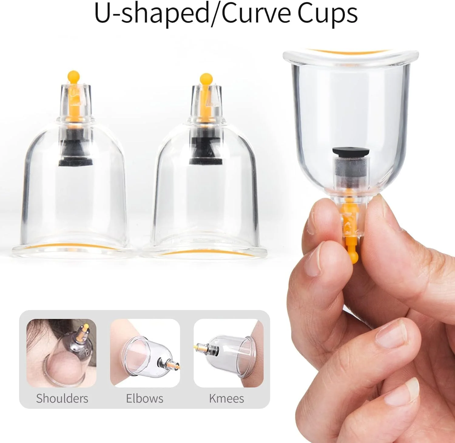 مجموعه حجامت، مجموعه درمان حجامت، ۲۰ فنجان ماساژ، دستگاه حجامت پشت، کیت حرفه ای حجامت چینی با پمپ خلاء برای ماساژ درمانی - بهبود سلامتی و تندرستی شما (۲۰ عددی)