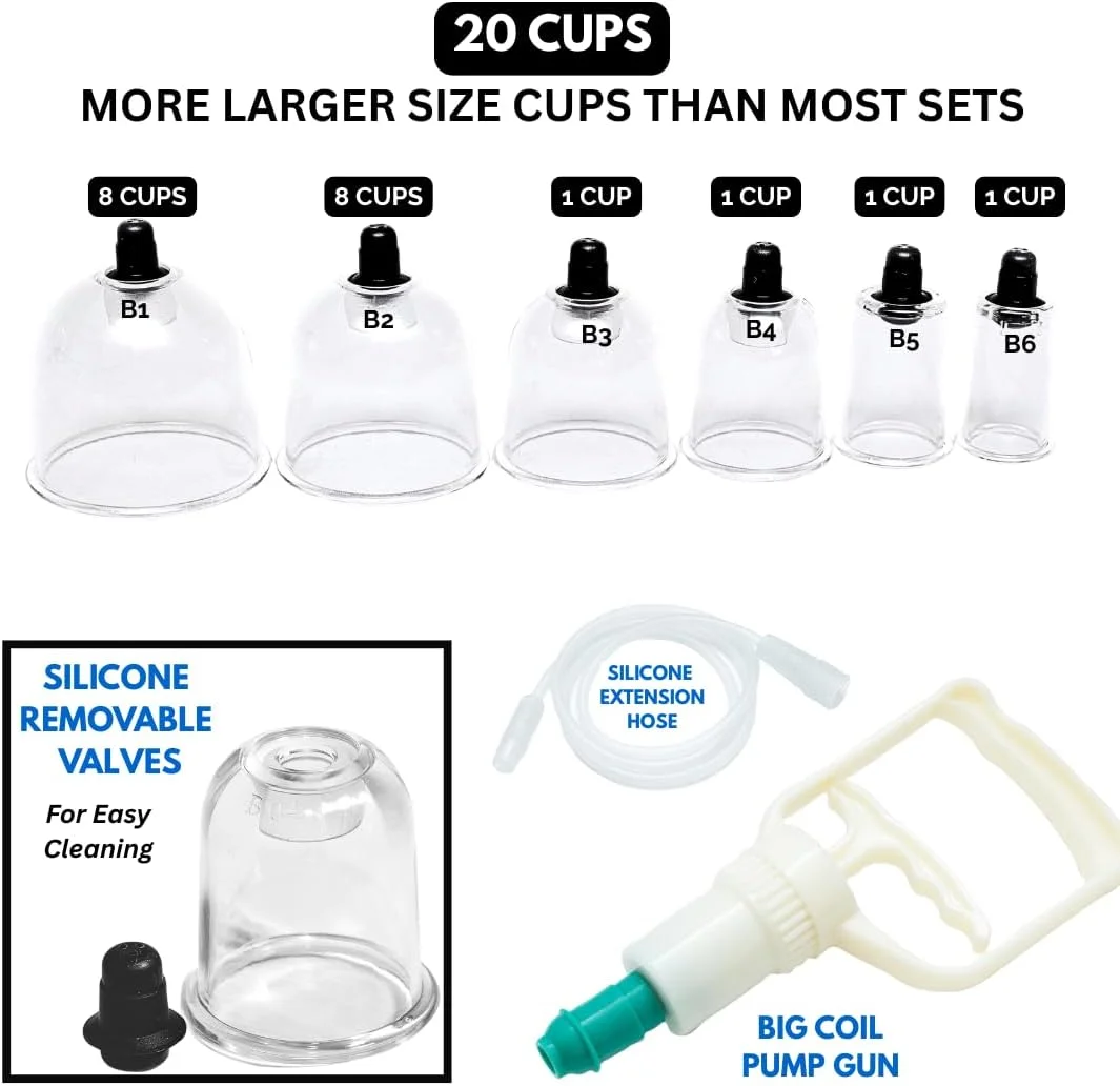 ست ۲۰ عددی کاپینگ پلی کربنات حرفه ای چینی با تفنگ پمپ، لوله اکستنشن و سر سیلیکونی (20Chinese)