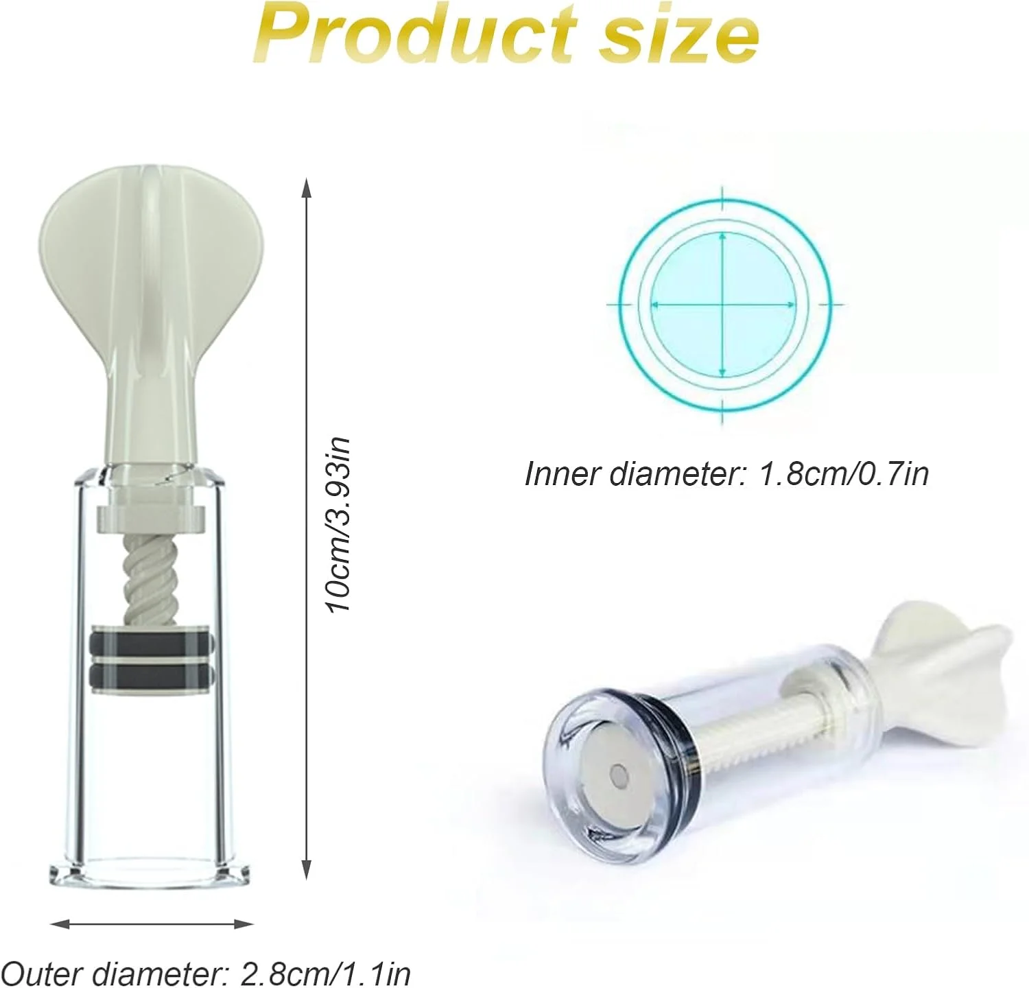 مجموعه حجامت DFsucces، مکنده، مجموعه 2 عددی درمان حجامت، حجامت مکش چرخشی خلاء، درمان حجامت خلاء، برای تسکین درد و آرامش