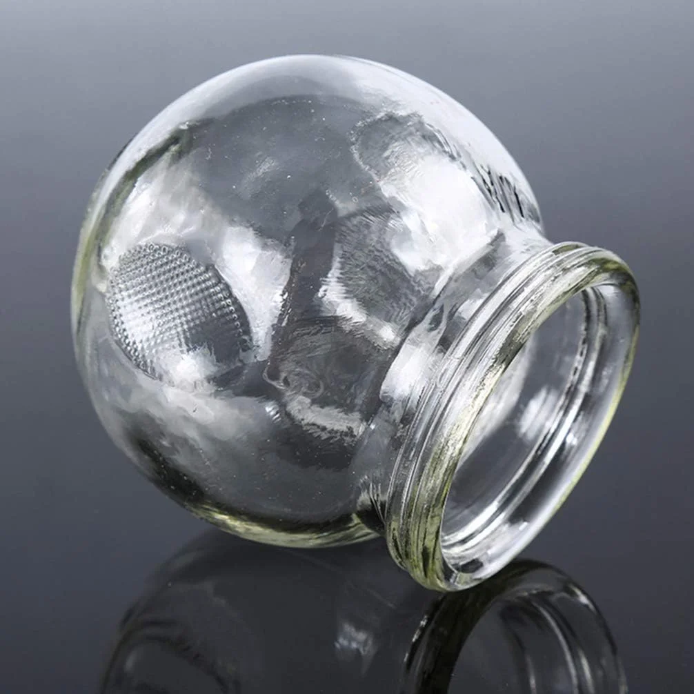 مجموعه 6 عددی لیوان حجامت شیشه ای آتش، مجموعه لیوان حجامت شیشه ای ضخیم برای متخصصان، حجامت چینی شفاف