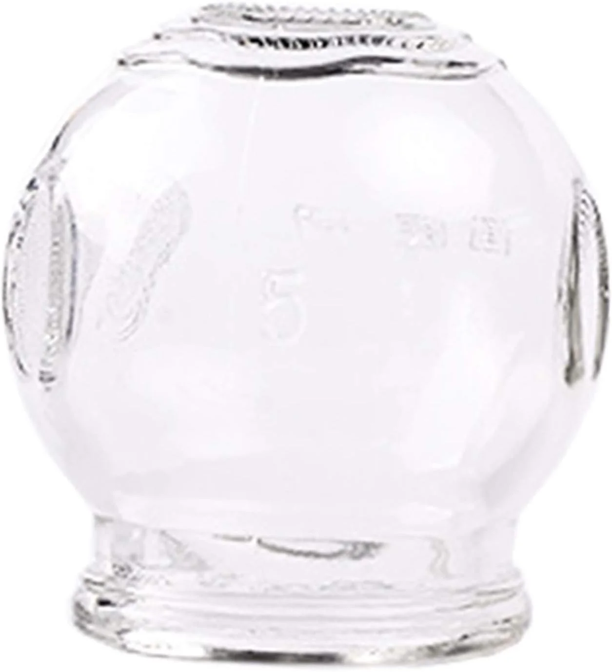 مجموعه ظروف حجامت شیشه ای آتش با سایزهای مختلف - 5 عدد