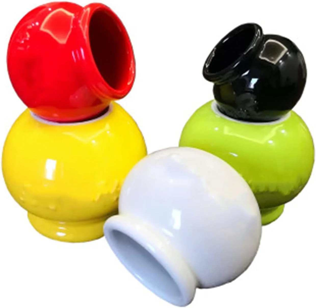 مجموعه ظروف حجامت، مجموعه حجامت، مجموعه حجامت چینی/ظروف حجامت آتش سرامیکی با/اندازه های مختلف/12 فنجان