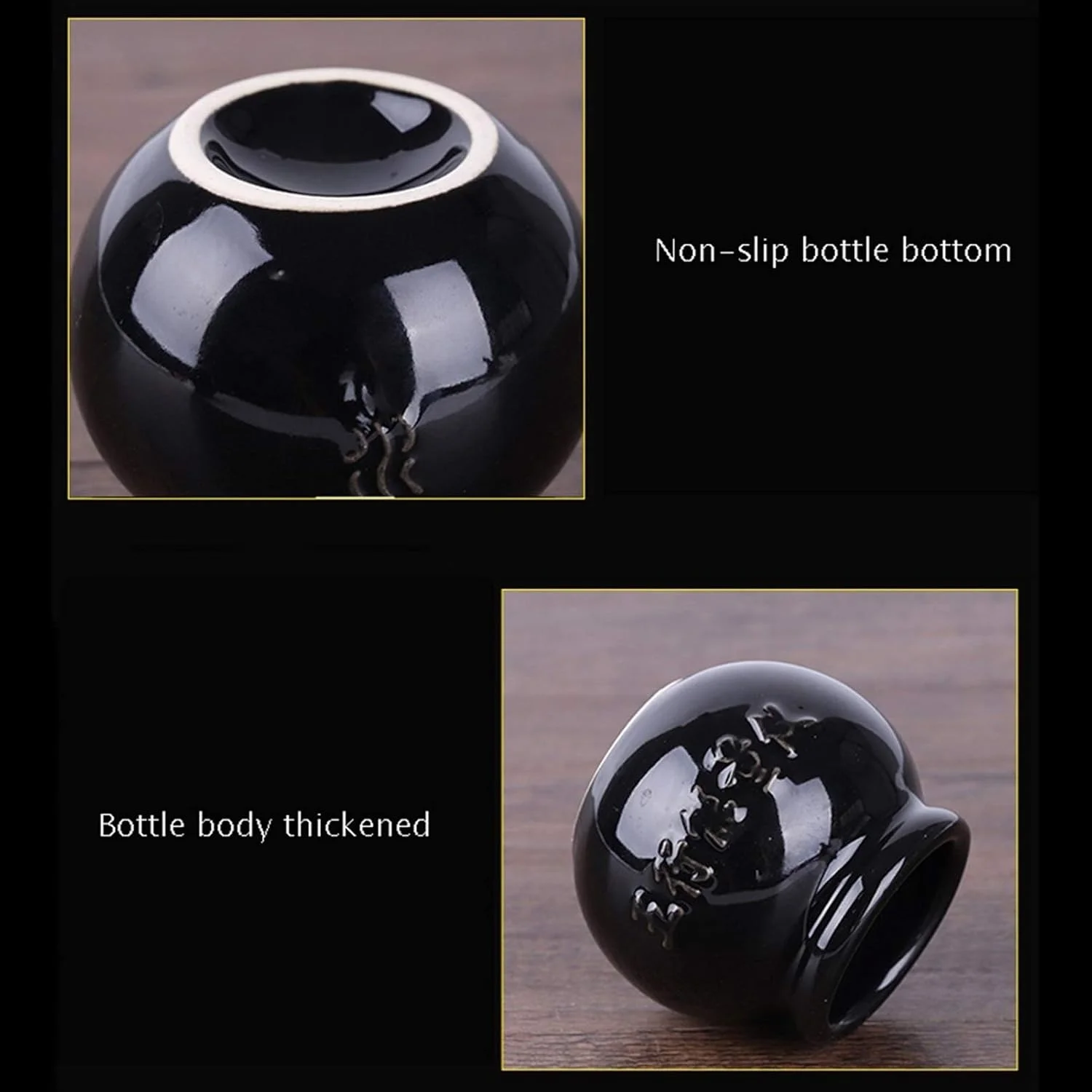 مجموعه ظروف حجامت، مجموعه حجامت، مجموعه حجامت چینی/ظروف حجامت آتش سرامیکی با/اندازه های مختلف/12 فنجان