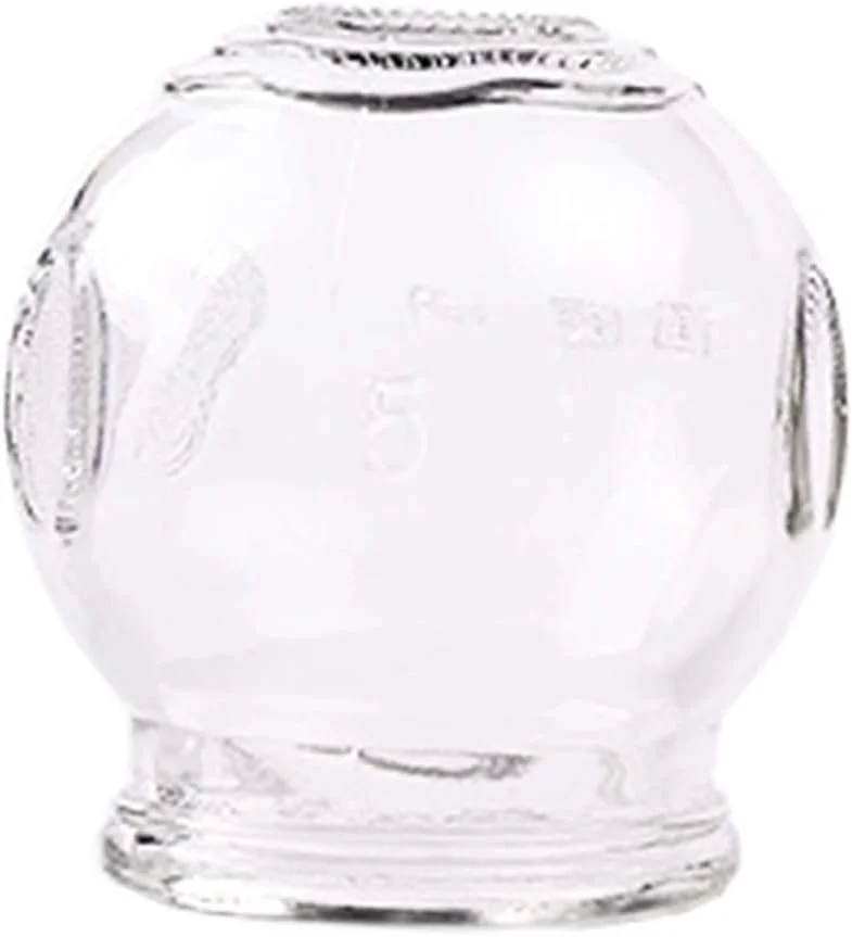 مجموعه ظروف حجامت شیشه ای آتش با سایزهای مختلف - 5 عدد (سایز: 32 میلی متر)