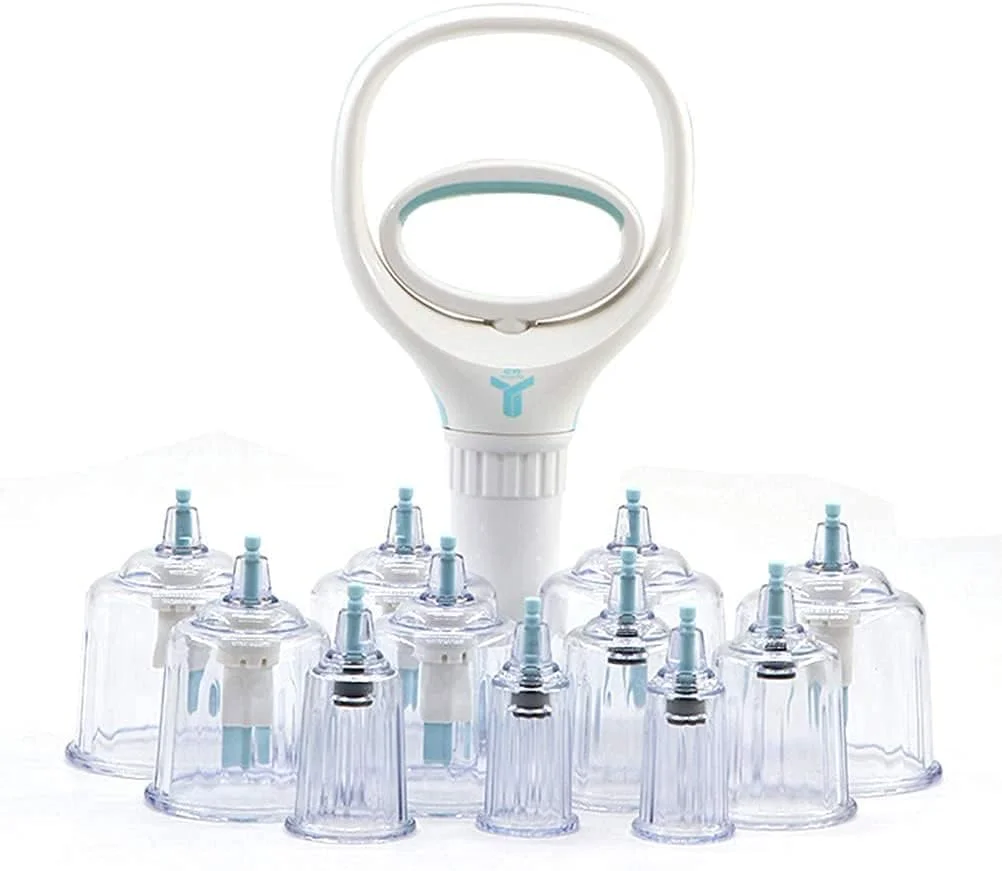 مجموعه بادکش درمانی 12 عددی بادکش خلاء، مجموعه بادکش درمانی چینی، رفع درد، پاکسازی مریدین، تنظیم رطوبت و سرما، پیشگیری از علت ریشه ای