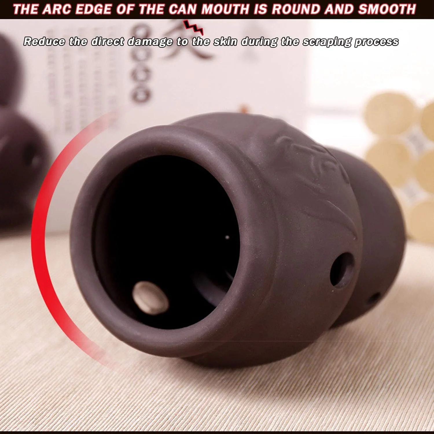 مجموعه لیوان شیشه ای حجامت با راهنمای استفاده و مراقبت های پس از آن، گوا شا چند منظوره، موکسیباسیون و حجامت