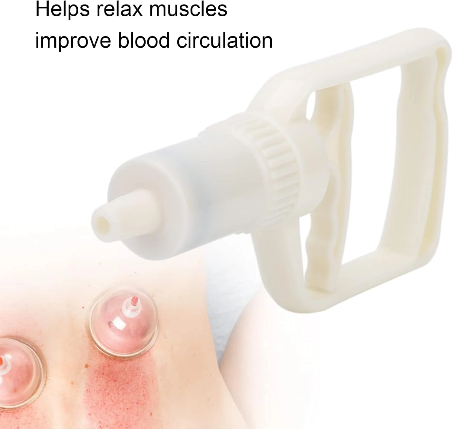 پمپ دستی حجامت، لوازم جانبی حجامت، تفنگ، لیوان افزایش دهنده، درمان با پمپ دستی