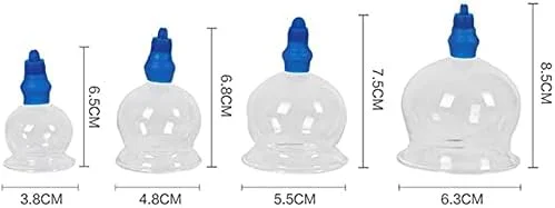 مجموعه حجامت شیشه ای 8 عددی، دستگاه حجامت وکیوم برای حفظ سلامت روزانه، کارمندان، ورزشکاران