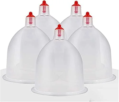 مجموعه حجامت 5 عددی یکبار مصرف، مجموعه های حجامت خلاء برای منازل، سالن های زیبایی، مراکز بهداشتی، درمانگاه ها و غیره (سایز: 76 سانتی متر)