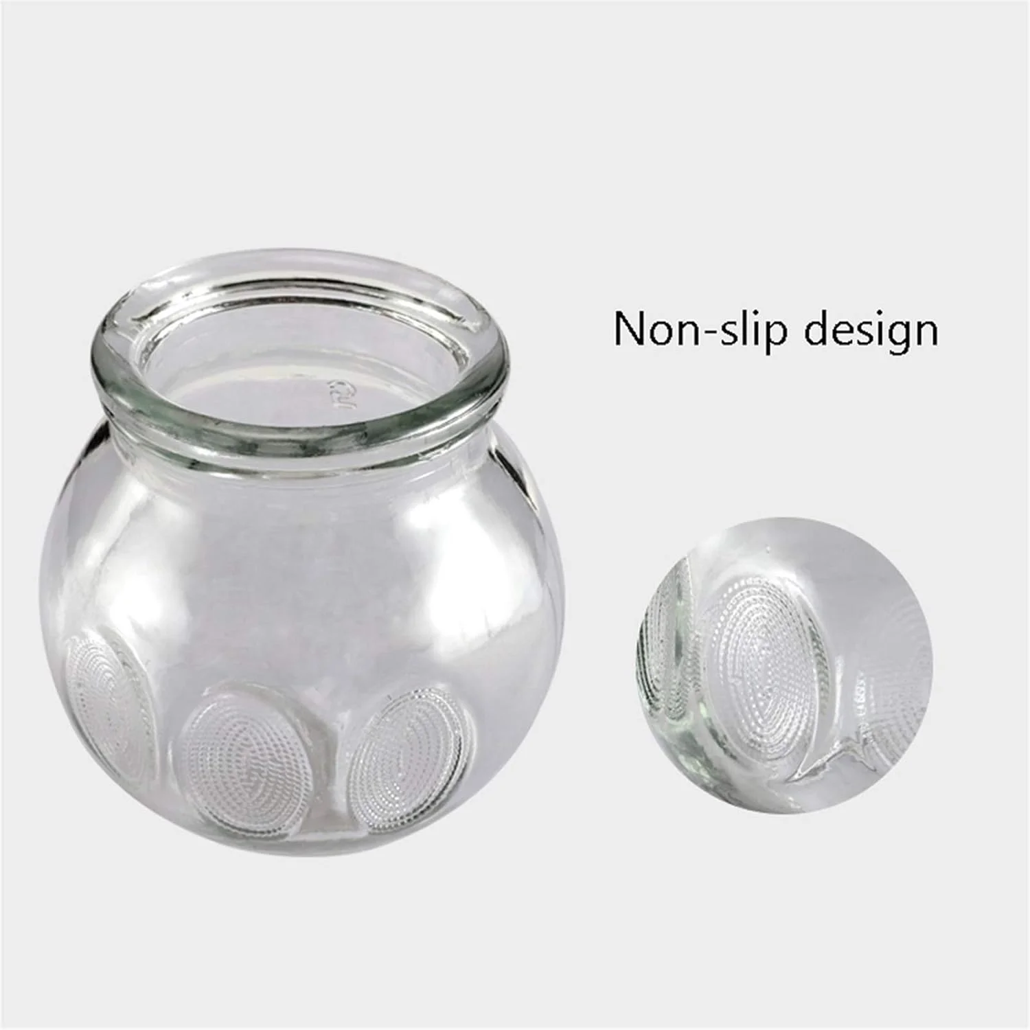 مجموعه ظروف حجامت شیشه ای آتش با سایزهای مختلف - 16 تکه