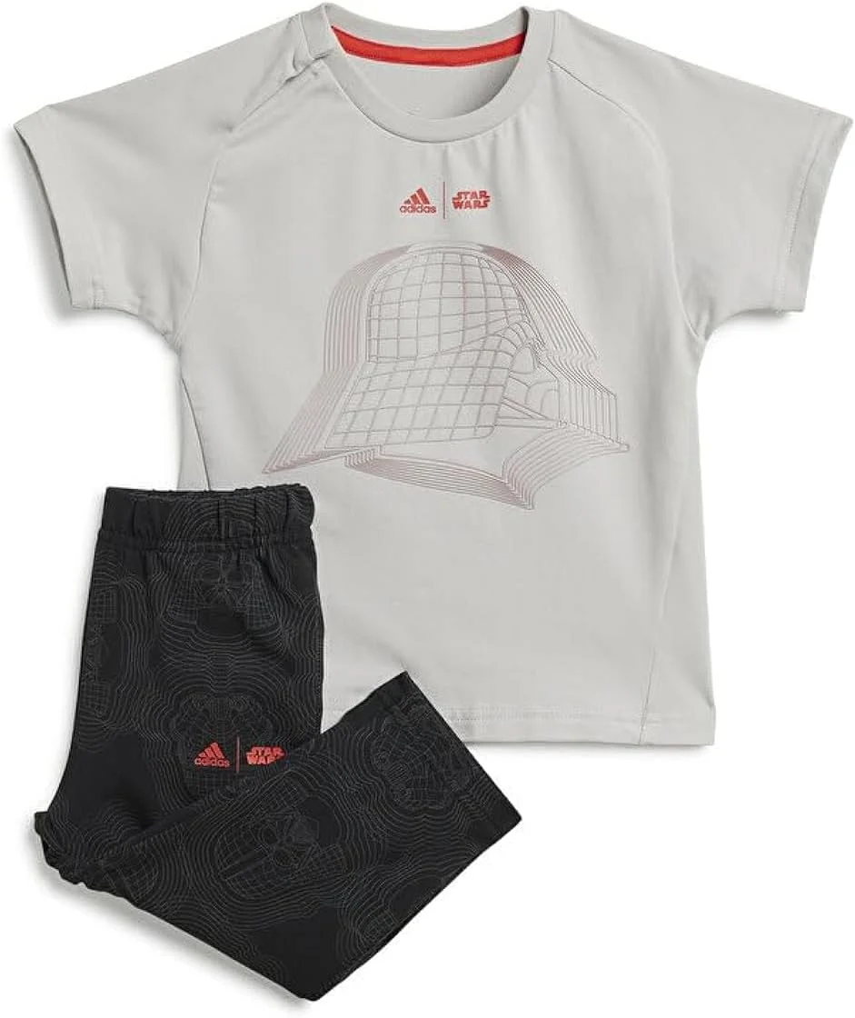 ست تی شرت آدیداس جنگ ستارگان برای کودکان (تک عددی)