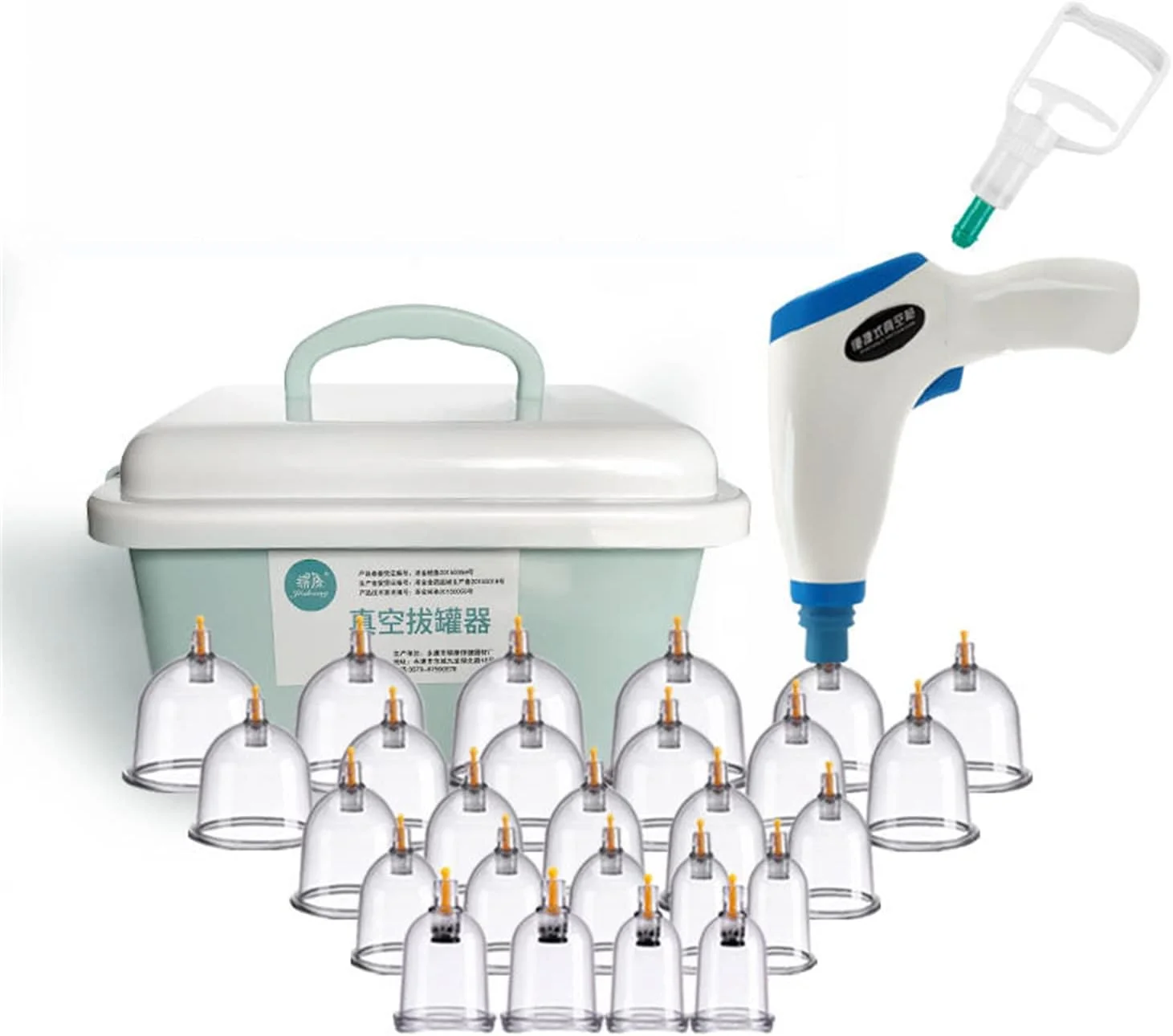 دستگاه حجامت برقی، دستگاه حجامت برقی قابل حمل، دستگاه طب سنتی چینی با پمپ، کیت حجامت برقی جهانی برای استفاده خانگی