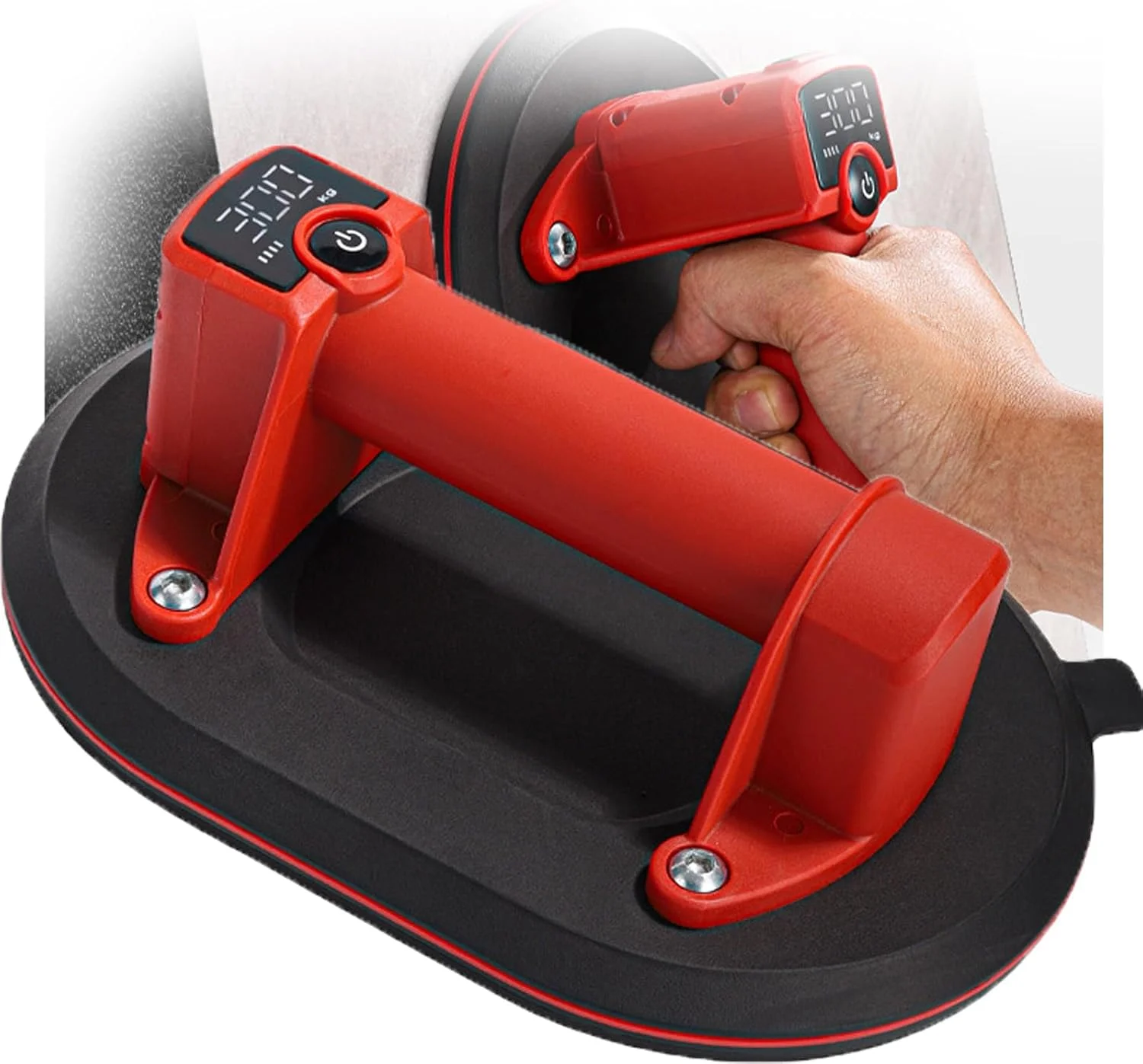 لیفتراک برقی کاشی، فنجان های مکش خلاء برقی، پمپ هوای خلاء اتوماتیک، ظرفیت باربری 300 کیلوگرم برای کاشی، شیشه، چوب، سنگ، فلز