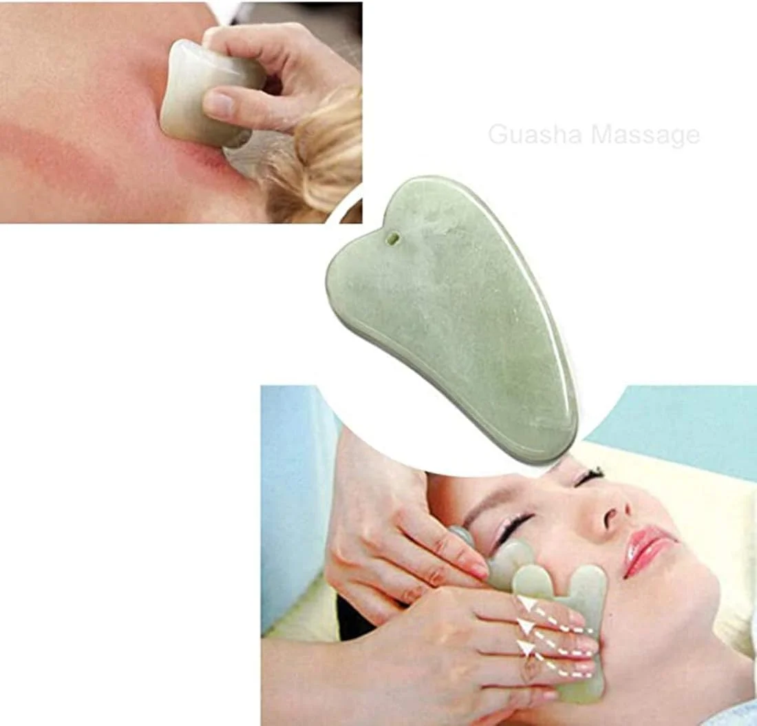 ماساژور غلتکی یشم ELECDON و ست درمان فنجانی سیلیکونی