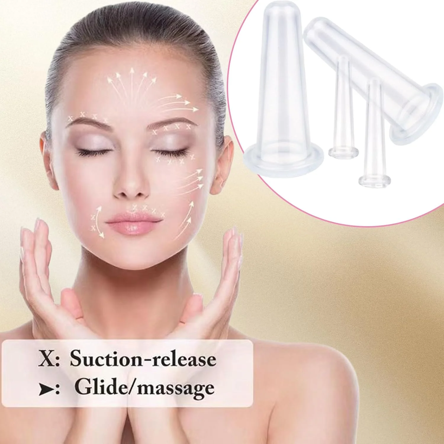 ماساژور مکشی صورت - ماساژور مکشی سیلیکونی صورت، سبک و مناسب برای مراقبت و آرامش پوست، هدیه ای مناسب برای دختر، خواهر، دوست، همسر و نامزد