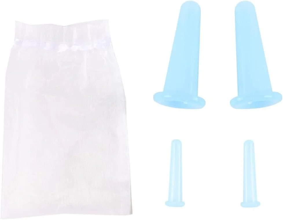 ست ۴ عددی سیلیکونی تخلیه لنفاوی Enwye مناسب برای صورت، پاها، شکم و غیره