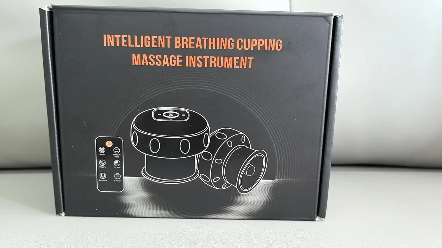 ست حجامت الکتریکی 5 در 1، ست حجامت گوا شا با کنترل از راه دور، 12 دمای قابل تنظیم، ماساژور حجامت خلاء با نور قرمز برای کاهش درد عضلات بدن (با 3 فنجان) 