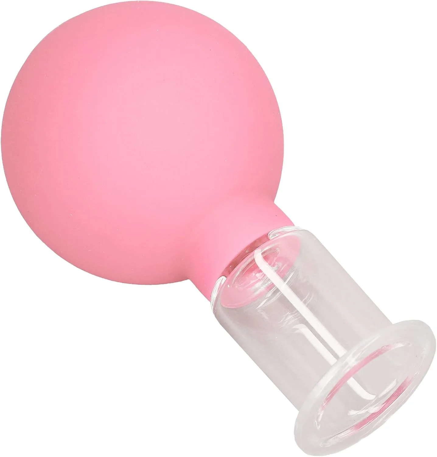 لیوان حجامت صورت، لیوان سیلیکونی وکیوم برای مراقبت از پوست لطیف، لیوان ماساژ مکش وکیوم برای استفاده خانگی (تکی صورتی شماره 3)