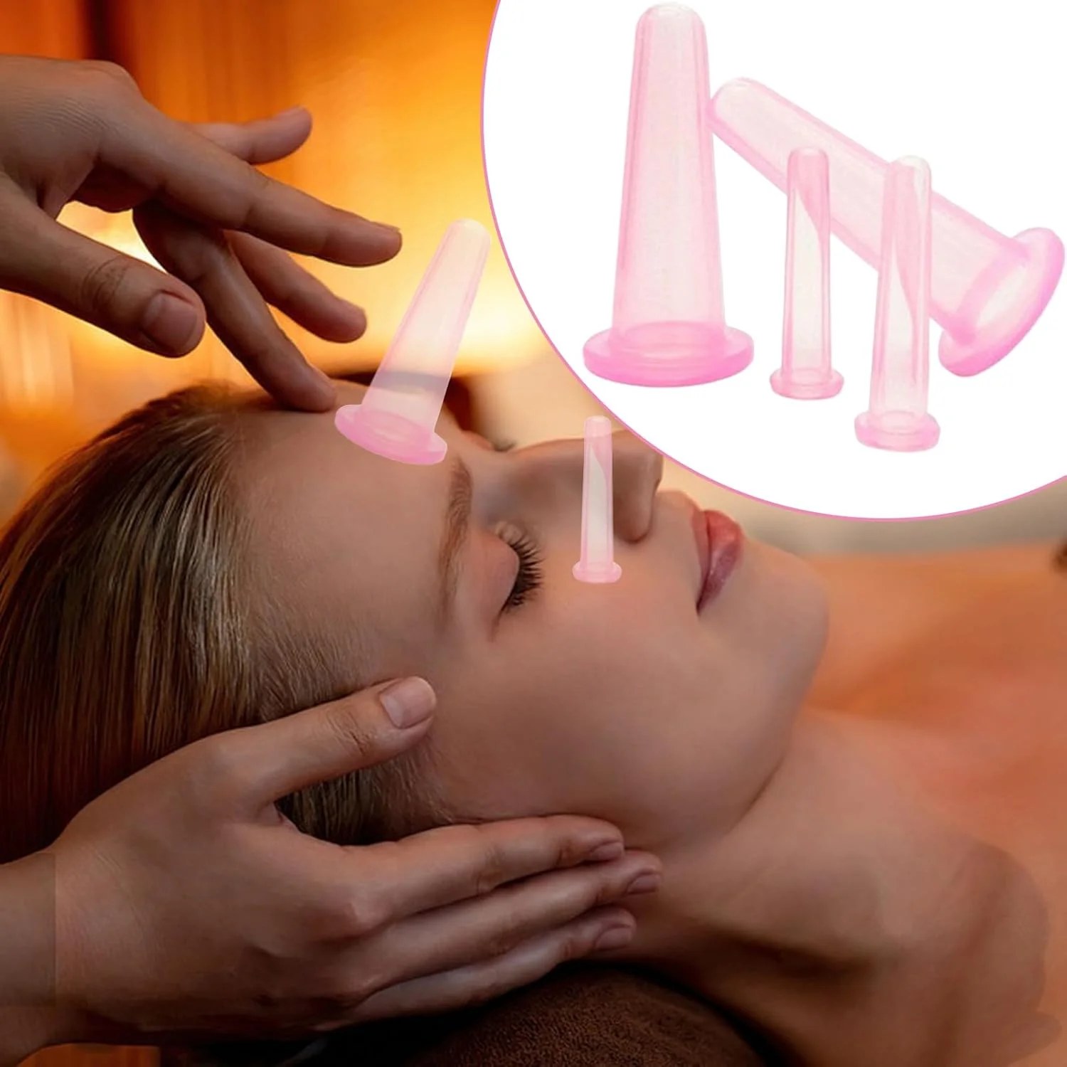 لیوان های مکش صورت - لیوان های حجامت خلاء سیلیکونی - دستگاه ماساژ مراقبت از پوست با خلاء برای سفر کاری و فضای باز لیوان های مکش صورت - لیوان های حجامت خلاء سیلیکونی - دستگاه ماساژ مراقبت از پوست با خلاء برای سفر کاری و فضای باز