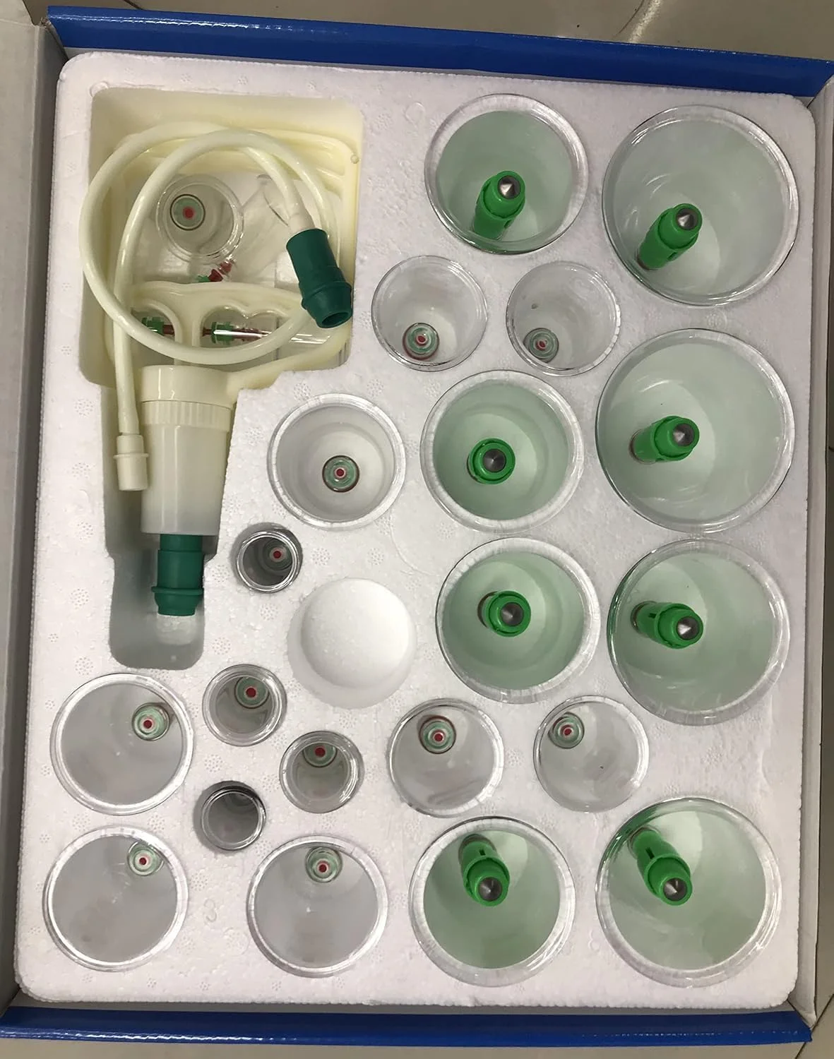 مجموعه ۲۴ عددی حجامت به همراه دسته پمپ