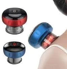 دستگاه ماساژ حجامت تنفسی هوشمند، دستگاه مکش الکتریکی با نمایشگر LED، قابل شارژ، مشکی و آبی