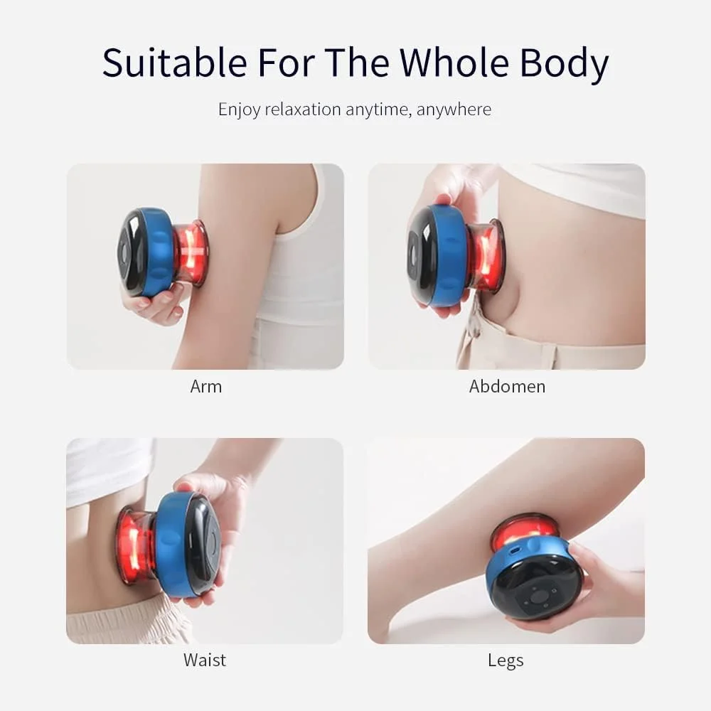 ماساژور حجامت هوشمند، ماساژور شارژی رفع سلولیت، ماساژ گوا شا، دستگاه وکیوم تراپی 3 در 1، ماساژور دستی مریدین عمومی