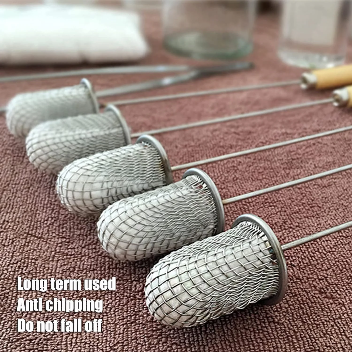 میله احتراق حجامت آتش، میله احتراق حجامت آتش 2 عددی، میله احتراق تقویت کننده حجامت، سر پنبه ای، دسته چوبی، استیل ضد زنگ، میله احتراق حجامت سنتی قابل استفاده مجدد